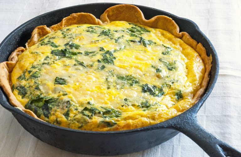 Spinach And Cheese Bake