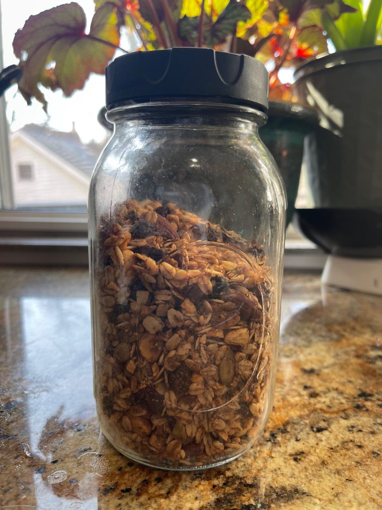 Bake Half – Save Half Pomegranate Granola