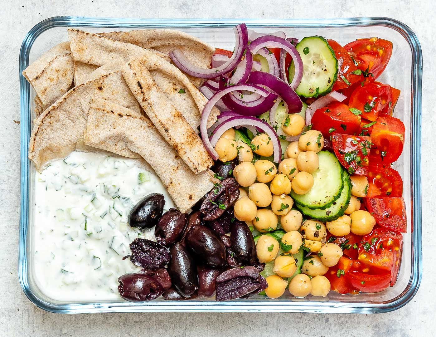 Greek Salad Lunch Box