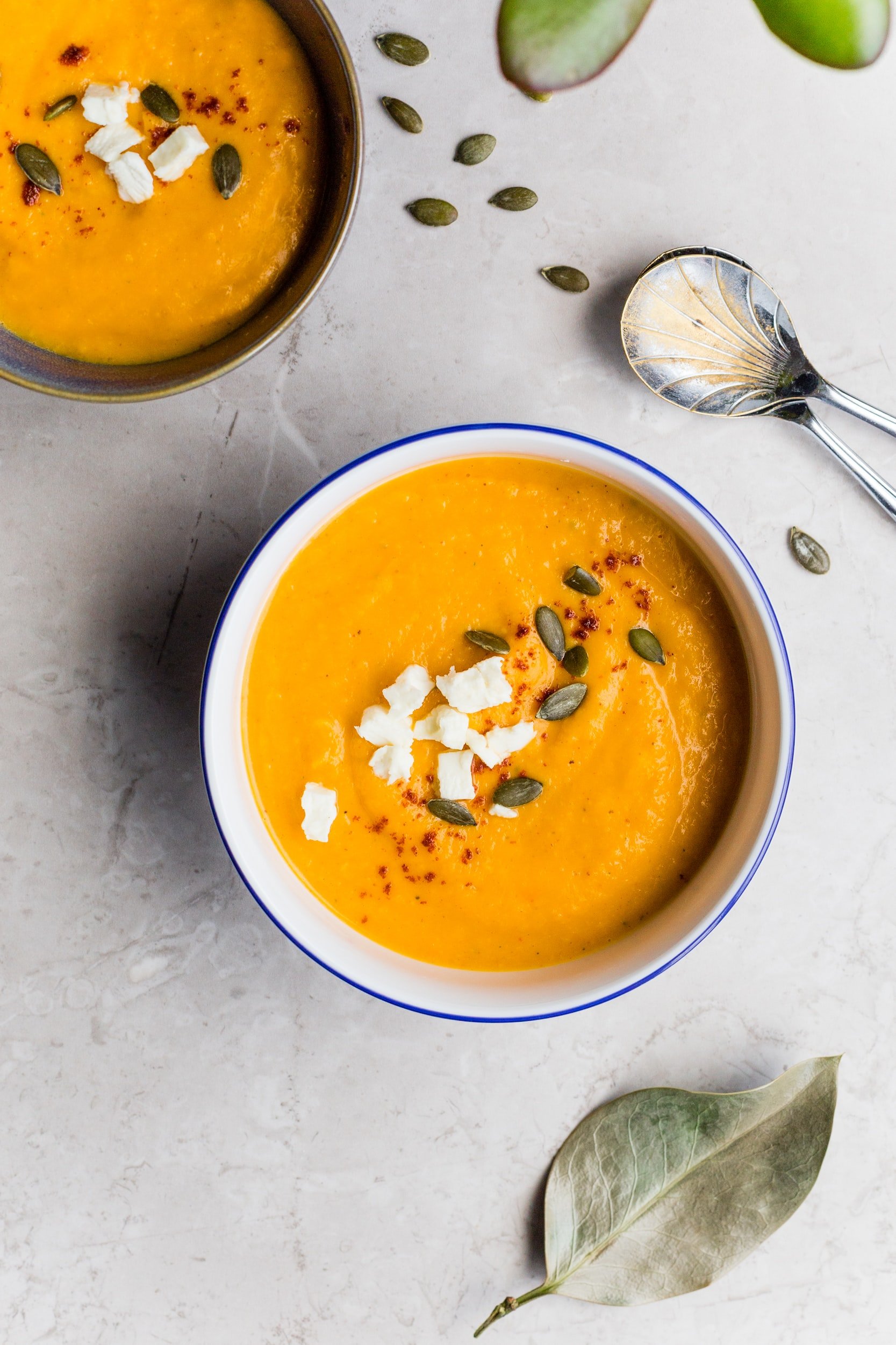 Spicy Parsnip and Sweet Potato Soup