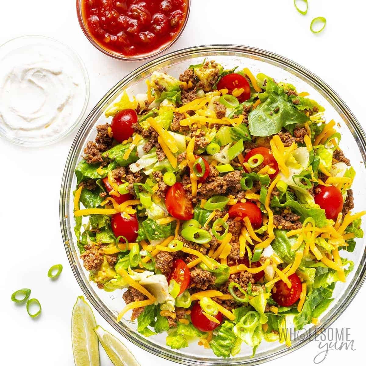 Grass-Fed BEEF TACO SALAD